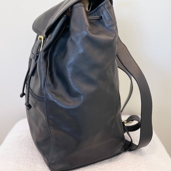 Coach Leather Backpack in Black main image 5